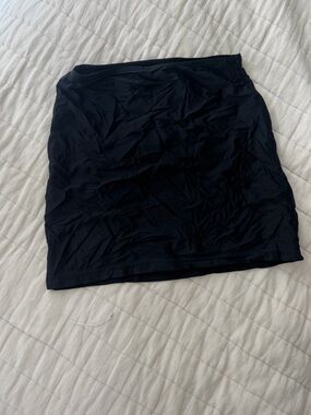 superdown Black Stretch Mini Skirt